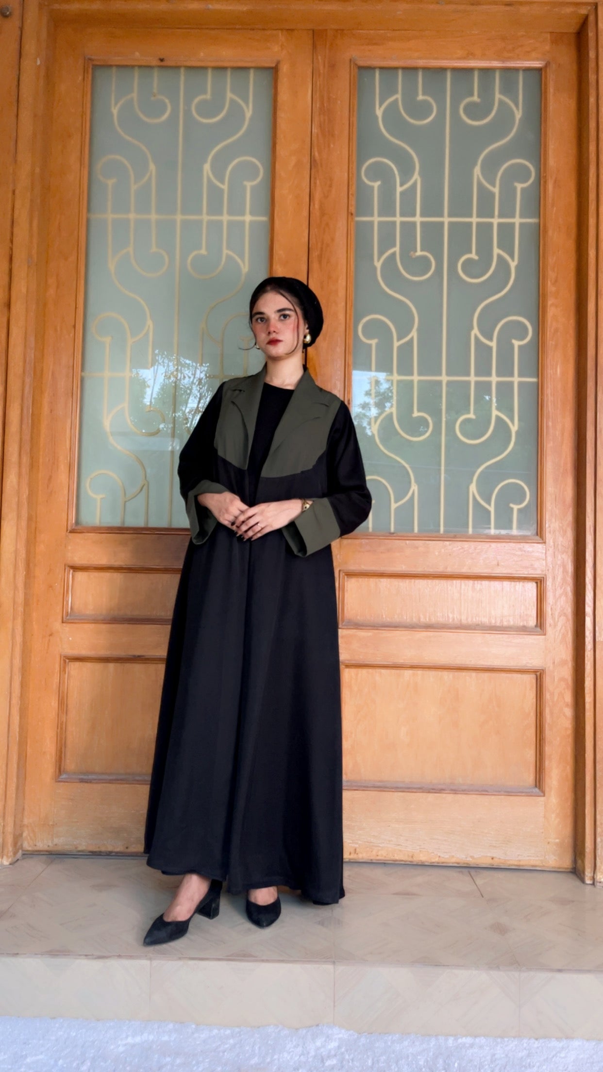 Blazer Abaya + Black Inner