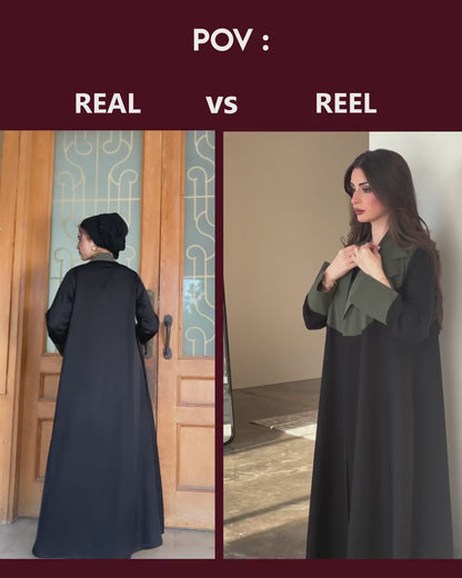 Blazer Abaya + Black Inner